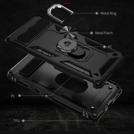 Shockproof TPU + PC Phone Case with Holder, For Google Pixel 7a, For Samsung Galaxy A54, For Xiaomi Redmi A1