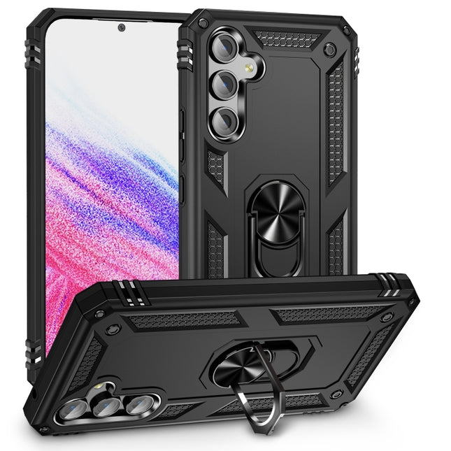 Shockproof TPU + PC Phone Case with Holder, For Google Pixel 7a, For Samsung Galaxy A54, For Xiaomi Redmi A1