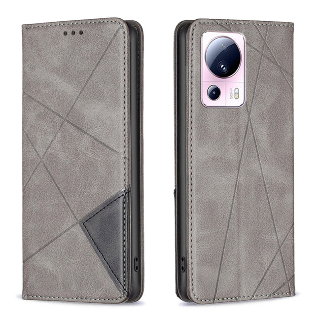 Prismatic Invisible Magnetic Leather Phone Case, For Xiaomi 13 Lite / Civi 2