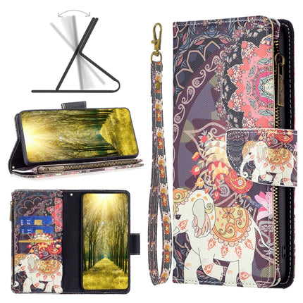 Colored Drawing Pattern Zipper Phone Leather Case, For Xiaomi 13 Lite / Civi 2