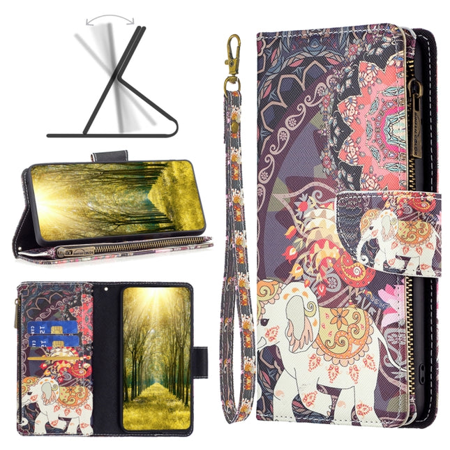 Colored Drawing Pattern Zipper Phone Leather Case, For Xiaomi 13 Lite / Civi 2