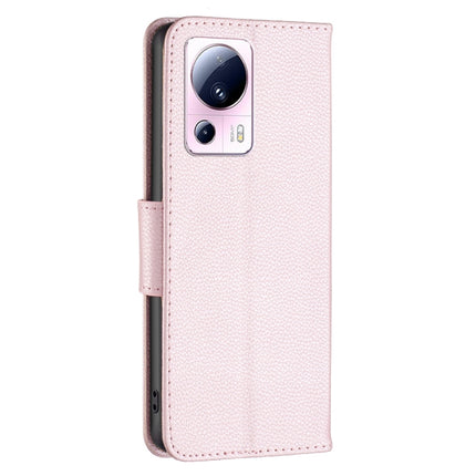 Litchi Texture Pure Color Leather Phone Case, For Xiaomi 13 Lite / Civi 2