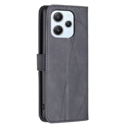 Magnetic Buckle Rhombus Texture Leather Phone Case, For Xiaomi Redmi 12 4G, For Xiaomi Poco F5 5G / Redmi Note 12 Turbo, For Xiaomi Redmi Note 12S 4G / Note 11, For Xiaomi Civi 3 5G