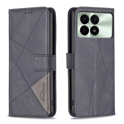 Magnetic Buckle Rhombus Texture Leather Phone Case, For Xiaomi Redmi Note 13 Pro+ 5G, For Xiaomi Redmi Note 13 Pro 5G, For Xiaomi 13T / 13T Pro / Redmi K60 Ultra, For Xiaomi Redmi K70 / K70 Pro