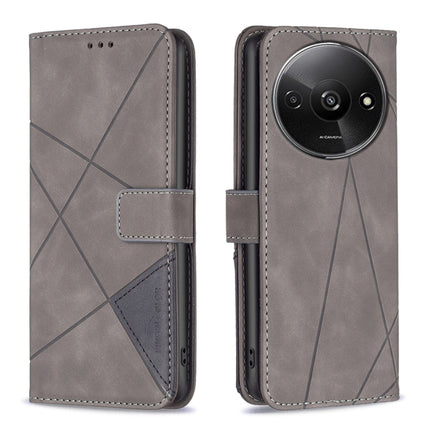 Magnetic Buckle Rhombus Texture Leather Phone Case, For Xiaomi Poco M6 4G / Redmi 13 4G, For Xiaomi Redmi Note 13 Pro 4G Global, For Xiaomi Poco M6 Pro 4G, For Xiaomi Redmi A3
