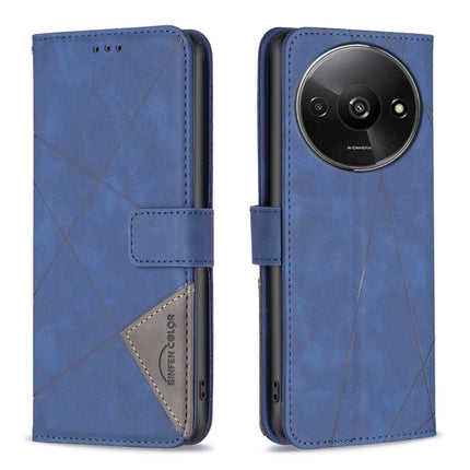 Magnetic Buckle Rhombus Texture Leather Phone Case, For Xiaomi Poco M6 4G / Redmi 13 4G, For Xiaomi Redmi Note 13 Pro 4G Global, For Xiaomi Poco M6 Pro 4G, For Xiaomi Redmi A3