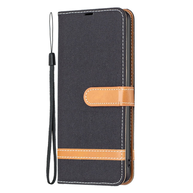 Color Block Denim Texture Leather Phone Case, For Xiaomi 13 Lite / Civi 2