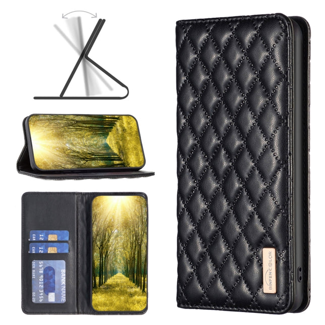 Diamond Lattice Magnetic Leather Flip Phone Case, For Xiaomi 13 Lite / Civi 2