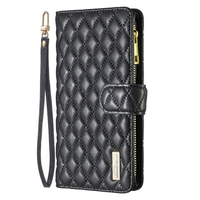 Diamond Lattice Zipper Wallet Leather Flip Phone Case, For Xiaomi 13 Lite / Civi 2