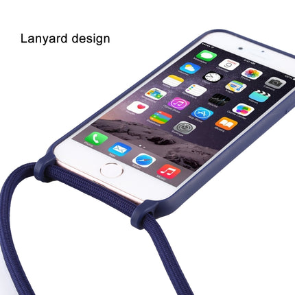 Candy Color TPU-Schutzhülle mit Trageband, für iPhone 6s / 6, für iPhone 6s Plus / 6 Plus, für iPhone 8 / 7, für iPhone XS / X