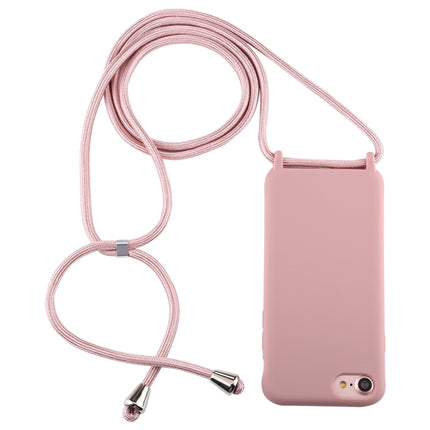 Candy Color TPU-Schutzhülle mit Trageband, für iPhone 6s / 6, für iPhone 6s Plus / 6 Plus, für iPhone 8 / 7, für iPhone XS / X