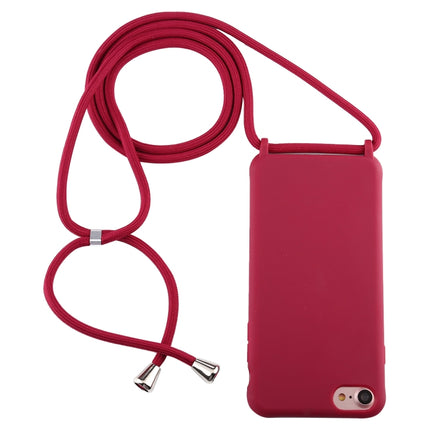 Candy Color TPU-Schutzhülle mit Trageband, für iPhone 6s / 6, für iPhone 6s Plus / 6 Plus, für iPhone 8 / 7, für iPhone XS / X