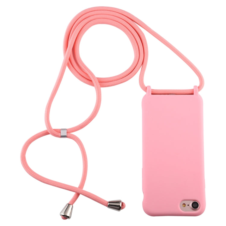 Funda protectora de TPU de color caramelo con cordón, para iPhone 6s/6, para iPhone 6s Plus/6 Plus, para iPhone 8/7, para iPhone XS/X