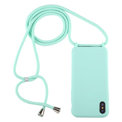 Funda protectora de TPU de color caramelo con cordón, para iPhone 6s/6, para iPhone 6s Plus/6 Plus, para iPhone 8/7, para iPhone XS/X