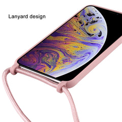 Candy Color TPU Protective Case with Lanyard, For iPhone XS Max, For iPhone XR, For iPhone 11, For iPhone 11 Pro