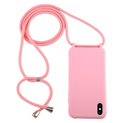 Candy Color TPU Protective Case with Lanyard, For iPhone XS Max, For iPhone XR, For iPhone 11, For iPhone 11 Pro