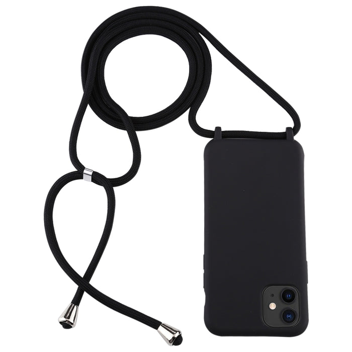 Candy Color TPU Protective Case with Lanyard, For iPhone 11, For iPhone 11 Pro, For iPhone 11 Pro Max