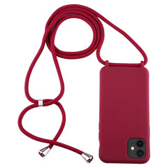 Candy Color TPU Protective Case with Lanyard, For iPhone XS Max, For iPhone XR, For iPhone 11, For iPhone 11 Pro