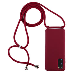 Candy Color TPU Protective Case with Lanyard, For iPhone 11 Pro Max, For Galaxy S20, For Galaxy S20+, For Galaxy S20 Ultra