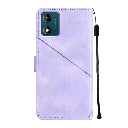Skin-feel Embossed Leather Phone Case, For Motorola Moto E13, For Motorola Edge+ 2023, For Motorola Moto G 5G 2023, For Motorola Moto G53 5G