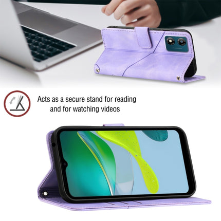 Skin-feel Embossed Leather Phone Case, For Motorola Moto E13, For Motorola Edge+ 2023, For Motorola Moto G 5G 2023, For Motorola Moto G53 5G