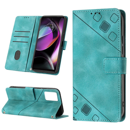 Skin-feel Embossed Leather Phone Case, For Motorola Moto E13, For Motorola Edge+ 2023, For Motorola Moto G 5G 2023, For Motorola Moto G53 5G