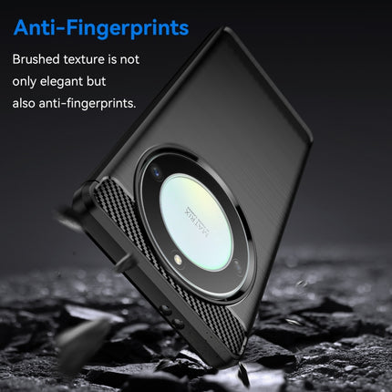Brushed Texture Carbon Fiber TPU Phone Case, For Honor Magic5 Lite, For Honor X9a, For Honor X40