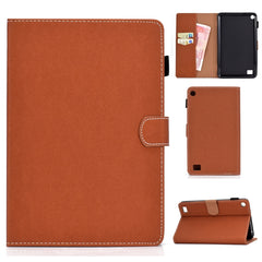 Solid Color Tablet PC Universal Magnetic Horizontal Flip Leather Case with Card Slots & Holder, For iPad 4 / 3 / 2, For iPad Air / iPad Air 2 / iPad 9.7 (2018 & 2017), For iPad Mini 4 / Mini 3 / Mini 2 / Mini, For Kindle Fire 7(2015/2017/2019)