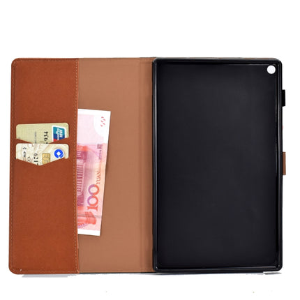 Einfarbige, universelle magnetische horizontale Klapphülle aus Leder für Tablet-PC mit Kartenfächern und Halter, für Kindle Paperwhite 4/3/2/1, für Galaxy Tab A 10.1 (2016) T580, für Galaxy Tab A 10.1 (2019) T510, für Galaxy Tab S5e T720