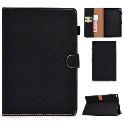 Solid Color Tablet PC Universal Magnetic Horizontal Flip Leather Case with Card Slots & Holder, For Kindle Fire HD8 2016 / 2017, For Kindle Fire HD10 2015 / 2017, For Kindle Paperwhite 4 / 3 / 2 / 1, For Galaxy Tab A 10.1(2016) T580