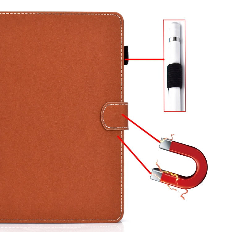 Solid Color Tablet PC Universal Magnetic Horizontal Flip Leather Case with Card Slots & Holder, For Galaxy Tab A 10.1(2019) T510, For Galaxy Tab S5e T720