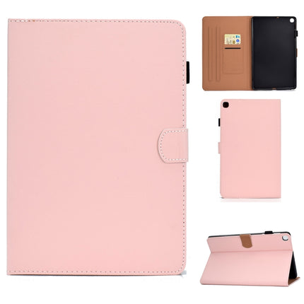 Solid Color Tablet PC Universal Magnetic Horizontal Flip Leather Case with Card Slots & Holder, For Galaxy Tab A 10.1(2019) T510, For Galaxy Tab S5e T720
