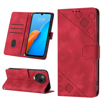 Skin-feel Embossed Leather Phone Case, For Infinix Note 11i / Note 10, For Infinix Note 11s / Note 11 Pro, For Infinix Note 12 G96, For Infinix Note 12 Pro 4G