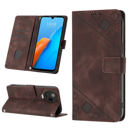 Skin-feel Embossed Leather Phone Case, For Infinix Note 11i / Note 10, For Infinix Note 11s / Note 11 Pro, For Infinix Note 12 G96, For Infinix Note 12 Pro 4G