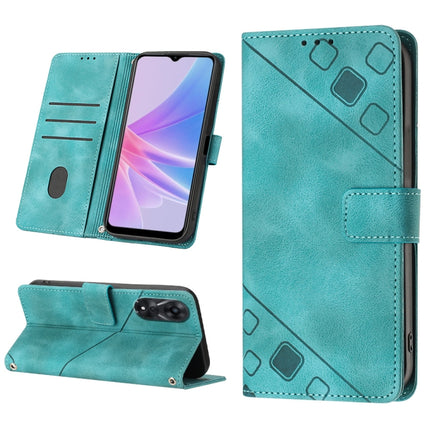 Skin-feel Embossed Leather Phone Case, For Sony Xperia 1 IV, For Sony Xperia 5 IV, For Sony Xperia 10 IV, For OPPO A78