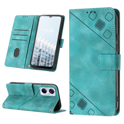 Skin-feel Embossed Leather Phone Case, For Tecno Camon 19 Pro 5G, For Tecno Pop 6, For Tecno Pop 6 Pro, For Tecno Pova 3 LE7