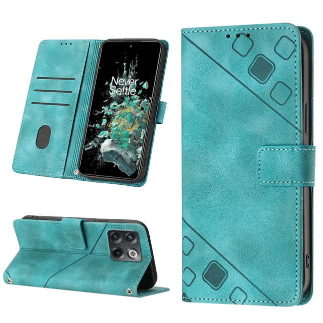 Skin-feel Embossed Leather Phone Case, For OnePlus 10T 5G, For OnePlus ACE 5G, For OnePlus Nord 2T 5G, For OnePlus Nord CE 2 5G
