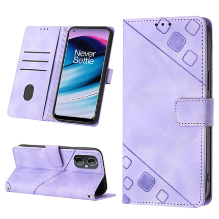 Skin-feel Embossed Leather Phone Case, For OnePlus 11, For OnePlus Nord CE 3 5G, For OnePlus Nord N20 5G, For OnePlus 10 Pro 5G