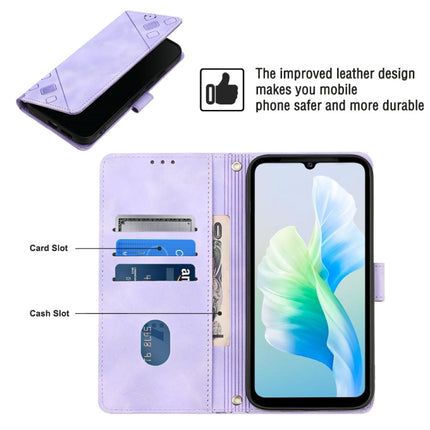 Skin-feel Embossed Leather Phone Case, For vivo S10e 5G / V23e 4G&5G / Y75 4G, For vivo V20 / V21e 4G / Y73 2021, For vivo Y02s, For vivo Y15s 2021 / Y15a
