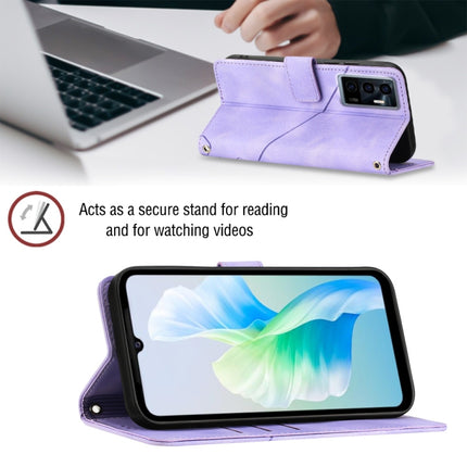 Skin-feel Embossed Leather Phone Case, For vivo S10e 5G / V23e 4G&5G / Y75 4G, For vivo V20 / V21e 4G / Y73 2021, For vivo Y02s, For vivo Y15s 2021 / Y15a