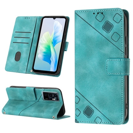 Skin-feel Embossed Leather Phone Case, For vivo S10e 5G / V23e 4G&5G / Y75 4G, For vivo V20 / V21e 4G / Y73 2021, For vivo Y02s, For vivo Y15s 2021 / Y15a