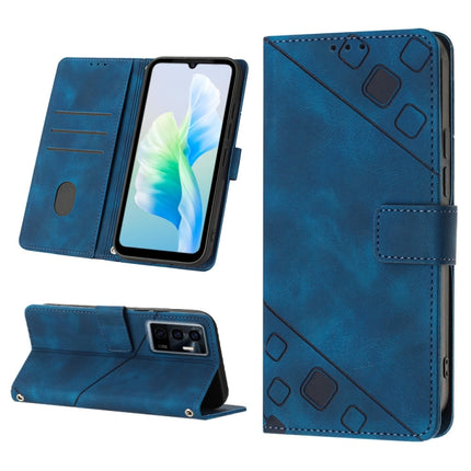 Skin-feel Embossed Leather Phone Case, For vivo S10e 5G / V23e 4G&5G / Y75 4G, For vivo V20 / V21e 4G / Y73 2021, For vivo Y02s, For vivo Y15s 2021 / Y15a