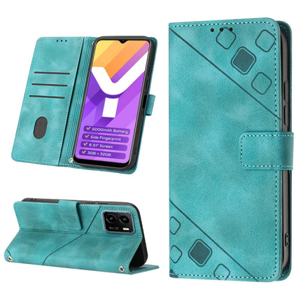 Skin-feel Embossed Leather Phone Case, For vivo S10e 5G / V23e 4G&5G / Y75 4G, For vivo V20 / V21e 4G / Y73 2021, For vivo Y02s, For vivo Y15s 2021 / Y15a