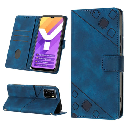 Skin-feel Embossed Leather Phone Case, For vivo S10e 5G / V23e 4G&5G / Y75 4G, For vivo V20 / V21e 4G / Y73 2021, For vivo Y02s, For vivo Y15s 2021 / Y15a