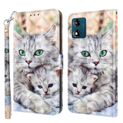 3D Painted Leather Phone Case, For Motorola Moto E13, For Motorola Moto G13 / G23