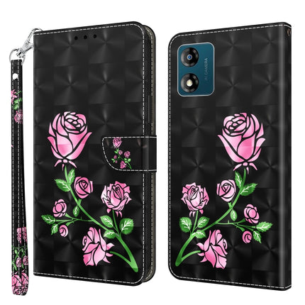 3D Painted Leather Phone Case, For Motorola Moto E13, For Motorola Moto G13 / G23
