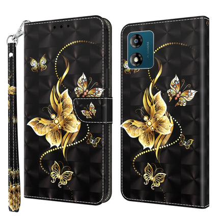 3D Painted Leather Phone Case, For Motorola Moto E13, For Motorola Moto G13 / G23