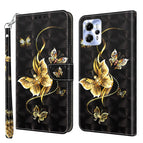 For Motorola Moto G13 / G23 / Golden Swallow Butterfly