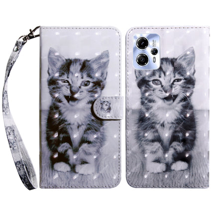 3D Painted Leather Phone Case, For Motorola Moto E13, For Motorola Moto G13 / G23