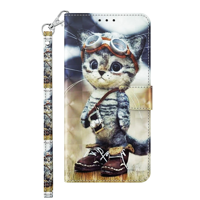 3D Painted Leather Phone Case, For Xiaomi Redmi Note 12 Pro 5G Global